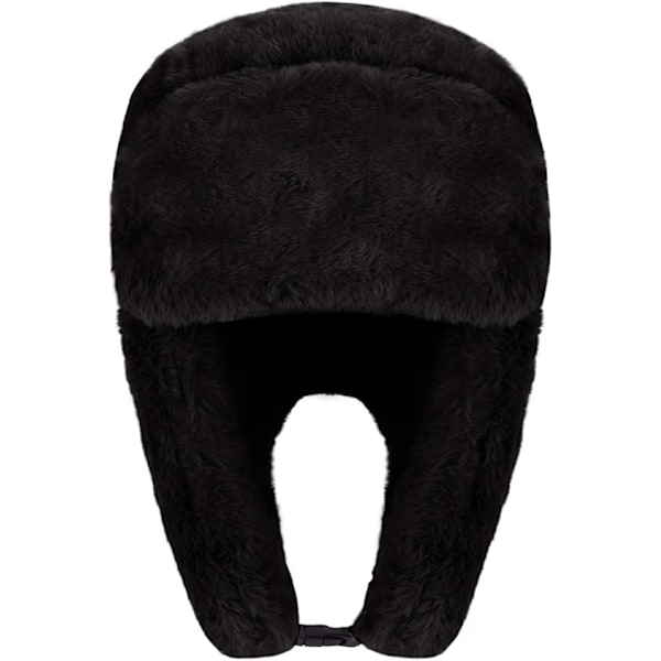 Vuxen Vinter Mysig Plysch Ushanka Rysk Hatt Vindtät Full Huva Öronlapp Hatt Varm Kallsäker Skidjakt Cykling Trapper Hattar