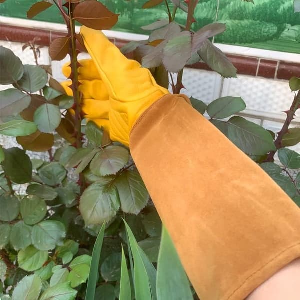 Trädgårdshandskar för kvinnor/män Törnskydd Rosbeskärning Lång