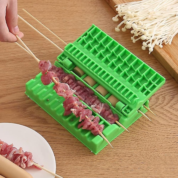 Multifunktionell Kebab Bärbar Utomhus Snabbt Köttspett Box Gadget