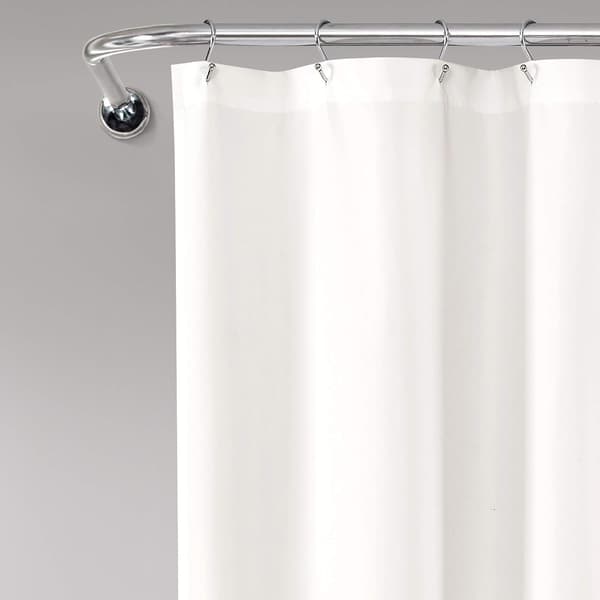 Lush Decor, Gul og grå Aprile dusjforheng, 72\" x 72\"