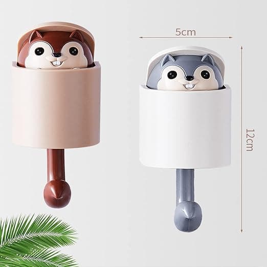 2 kappaletta liimakoukku, liimapyyhekoukku, eläinten seinäkoukku Dec