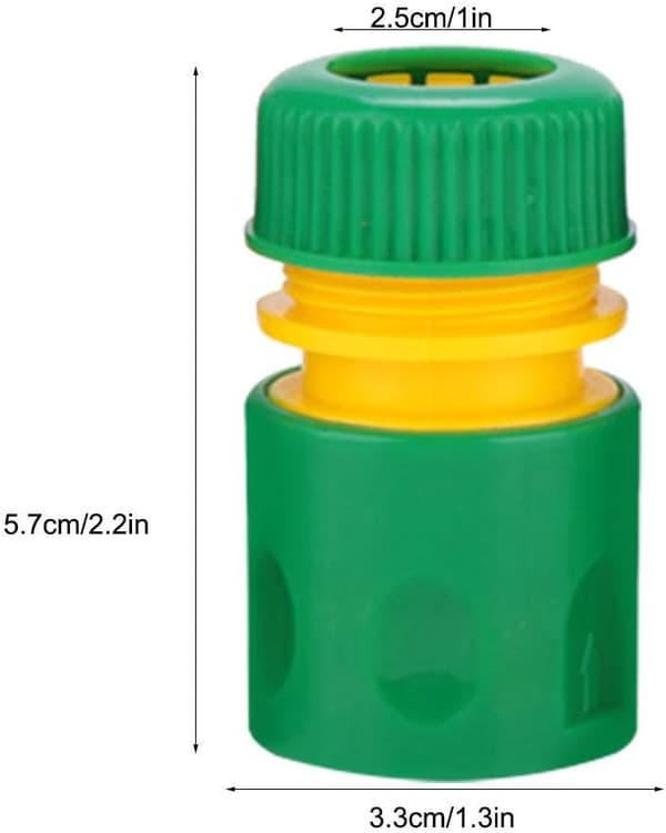 Bevattningsslanganslutningar/kopplingar, 10-pack snabbfästen för vattenslang