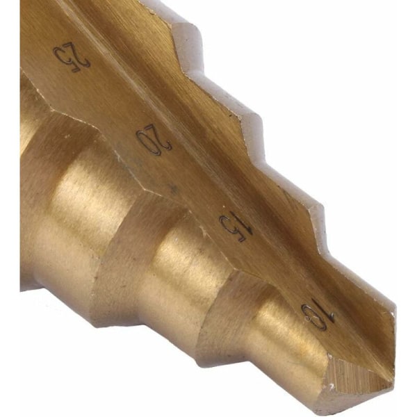 Trin Bor Bits Trin Bor Bit 10-45mm HSS Stål Titanium Belagt Konisk Form T