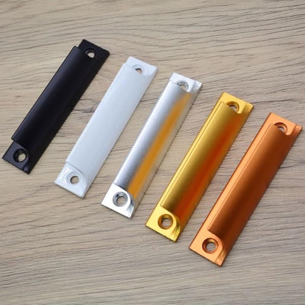2-delt vinduesgreb, total længde 90mm, skabsgreb, aluminiumlegering d