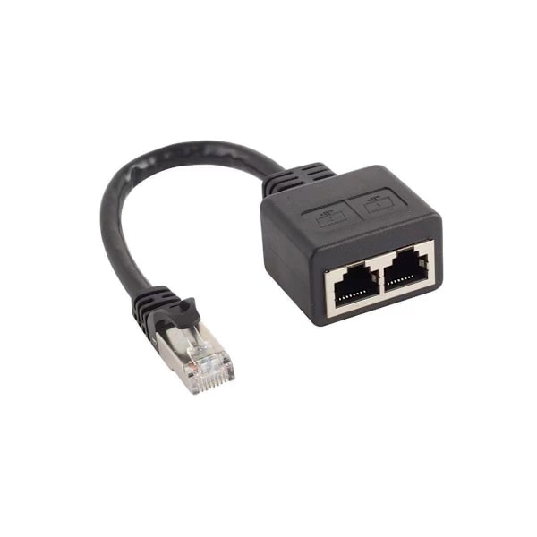 RJ45-jakaja, 1-2 portin RJ45-verkko Ethernet-sovitinjakaja, CAT8-verkkojohdon jakajasovitin kotitoimistoon