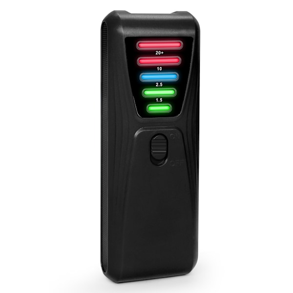 Håndholdte LED EMF-detektorer Jakt Elektromagnetisk Paranormalt Utstyr Tester 5LED Elektromagnetisk Feltstrålingsdetektorer Tester