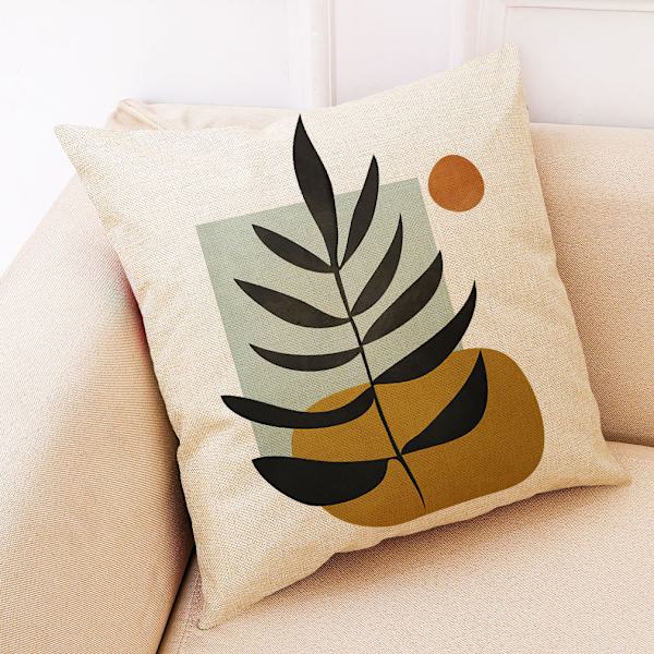 Enkel boligindretning maleri bomuld og hør kram pudebetræk kreativt liv hjem sofa pude 45*45cm