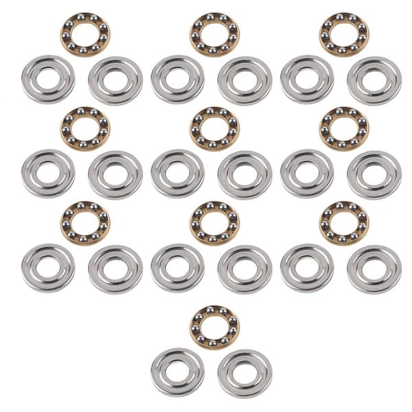 Miniatyr tryckkullager set 6x14x5mm Hög precision platt stål 10st