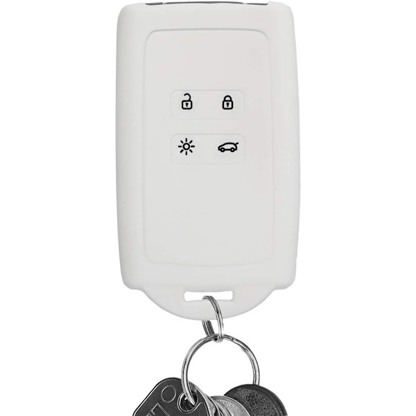 Bilnyckeltillbehör kompatibelt med Renault Smart Key 4-knapp (Key
