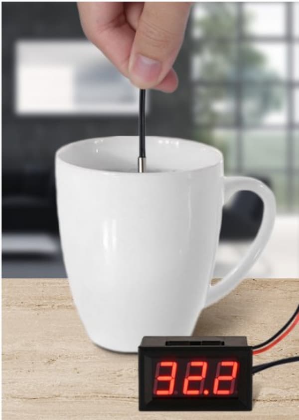 Digital termometer Mini temperaturtestare med vattentät sond Digital