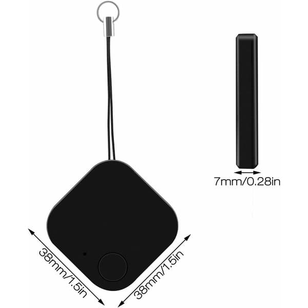 Nøkkelfinner, 4 stk. Nøkkelfinner Anti-Lost Tracker Bluetooth med