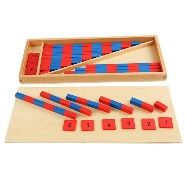 Montessori-matematiikkamateriaalit - Pienet lukutikut numerolohkolla