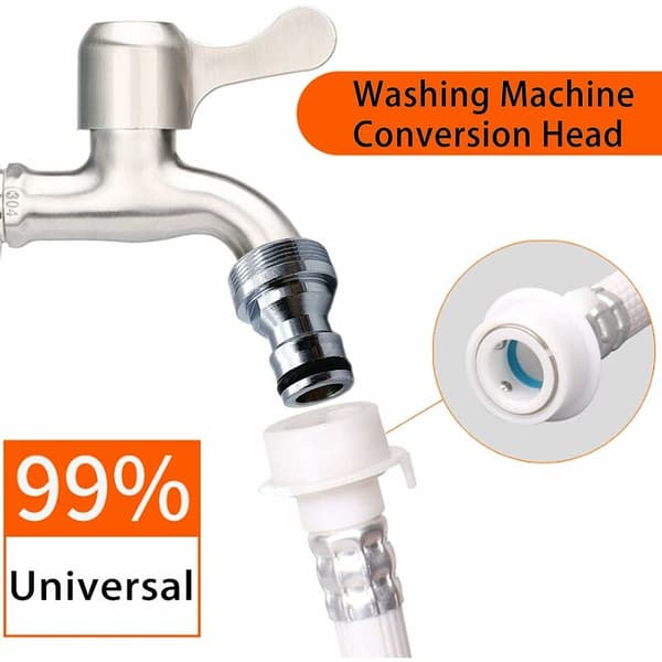 Messinggjengslangkobling Universal Kranadapter Slangekran