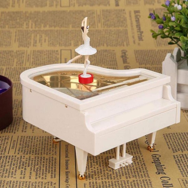 Piano Music Box, Pyörivä Piano Dancing Girls Music Box Kellokoneisto