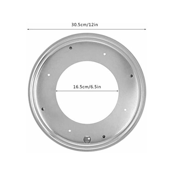 Roterande 12\" eller 300mm bordsskiva Rund metallkullager Sw
