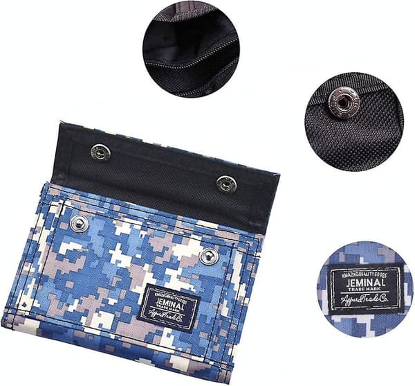 Herr Camo Tryckt Bifold Plånbok Tonåringar Pojkar Plånböcker För Barn