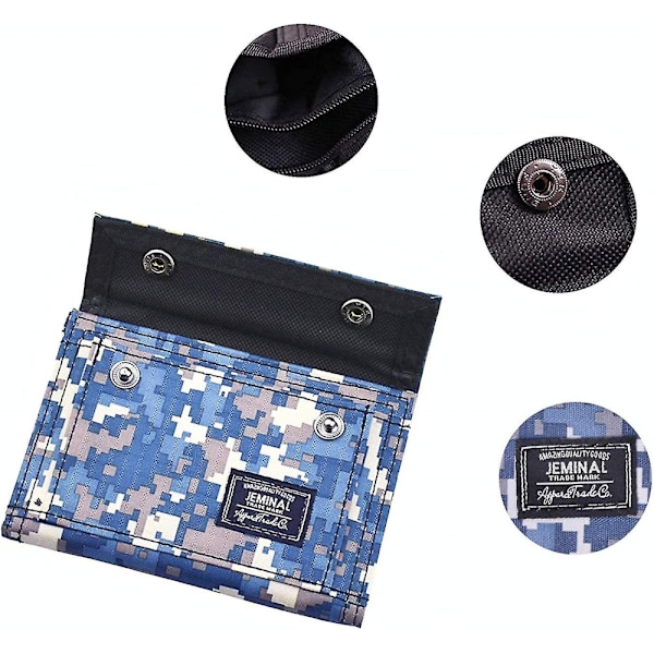 Herre Camo Trykt Bifold Lommebok Tenåringer Gutter Lommebøker For Barn