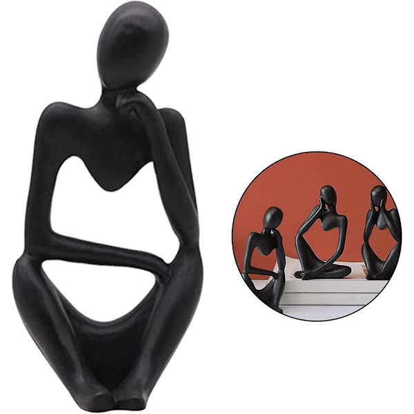 Tenkeren Statue, harpiks Tenker Abstrakt Skulptur Statue Moderne Charakte