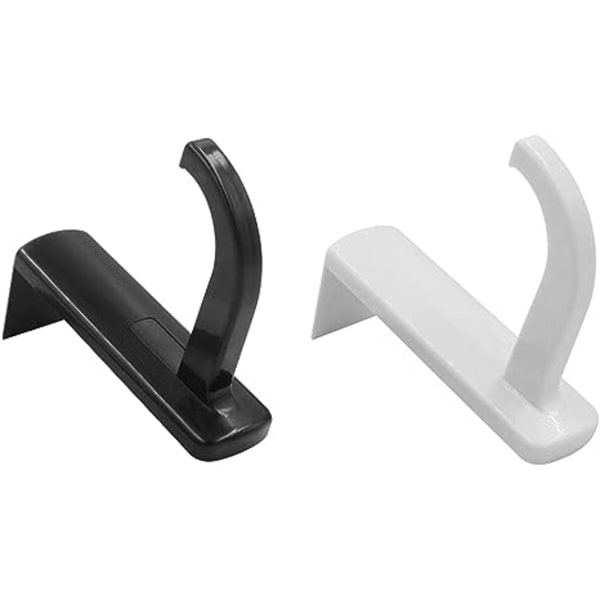 2-pakks hodetelefonstativkrok, headset-holder, klistremerke-støtte for datamaskin
