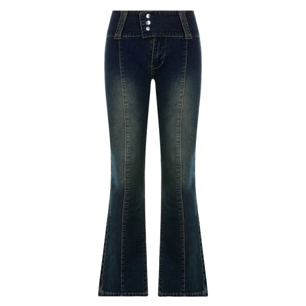 Kvinders Casual Vintage Casual Jeans Super Høj Talje M