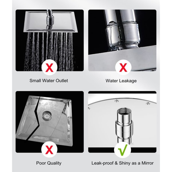 LED brusehoved, LED brusehoved med 7 farver, LED regnbruserhoved, LED