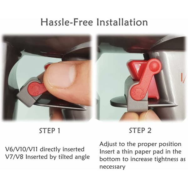 2 stk sciuU Av/På-knapp Kontrollklemme Kompatibel med Dyson V6V7