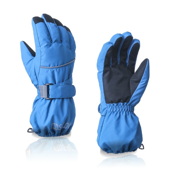Vinterhandsker til børn Vandtætte snedrenge piger handsker（M）