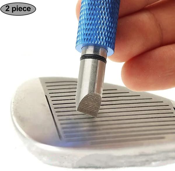 Groove Sharpener, 2-delad Golf Groove Sharpener, för Golfklubba, S