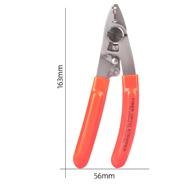 Fiberoptisk afisoleringstang, 2-huls ergonomisk kabelstripper
