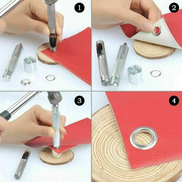 Grommets Grommets Kit, 100 set Grommets 12mm Grommets, Presenning