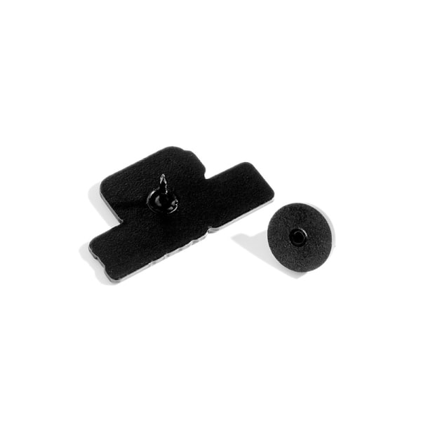 2 st emalj pin tänkande behöver kaffe broscher rolig energimärke för väska slag lapel pin
