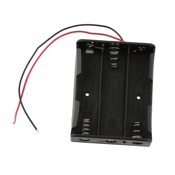 Ny plastbatteri oppbevaringsboksholder for 3x18650 3.7v med