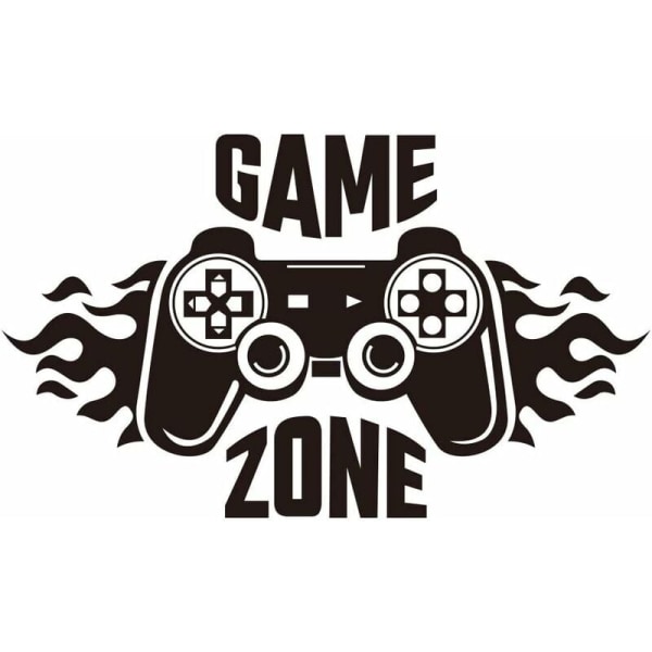 Game Zone Väggdekor Avtagbara vinylväggklistermärken för pojkrum, lekrum, Bedr
