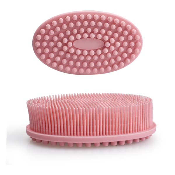 Silikone kropsskrubber Luffa - Sæt med 3 bløde eksfolierende kropsskrubber til badet