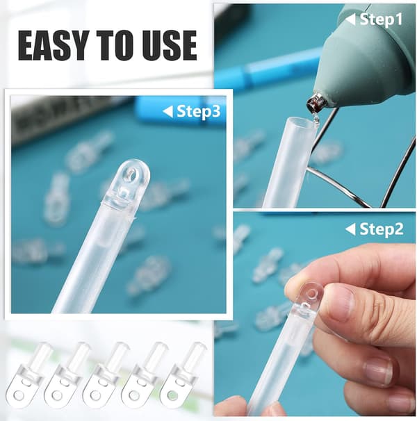 8 stk. hardware-tryllespids reparationstryllepind til ødelagt vandret blind hardware