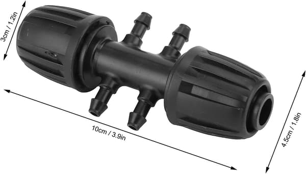 10 stk. Pigtrådsreduceringsadapter 16mm rør til 4/7 adapter Havevanding A