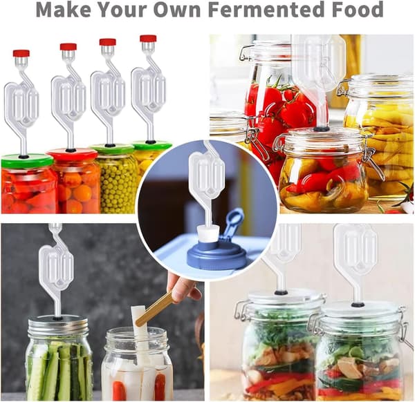 10 stk. Fermentationsrør, Fermentationsbobler Airlock Boble