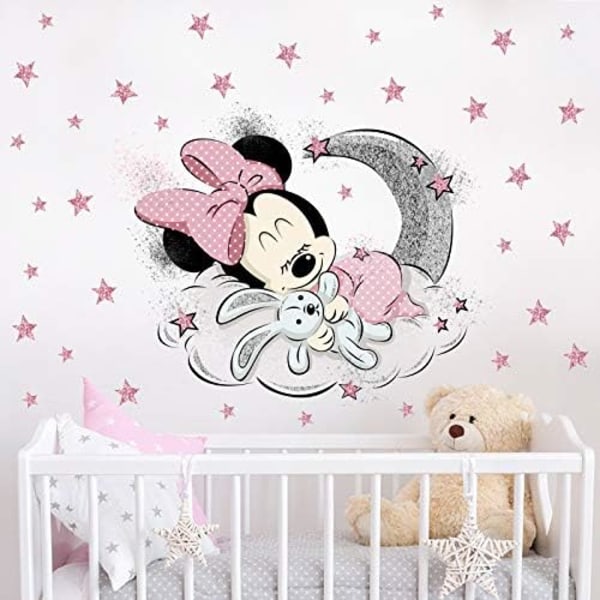 XXL Mickey Wall Stickers Minnie og Mickey Wall Stickers Børn