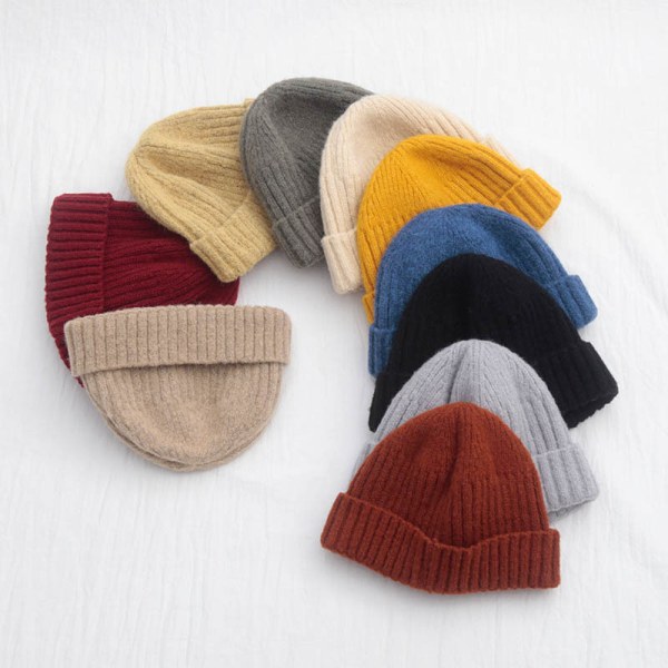1 st hatt män kvinnor vinter elastisk mössa hatt för flickor kvinnor pojkar
