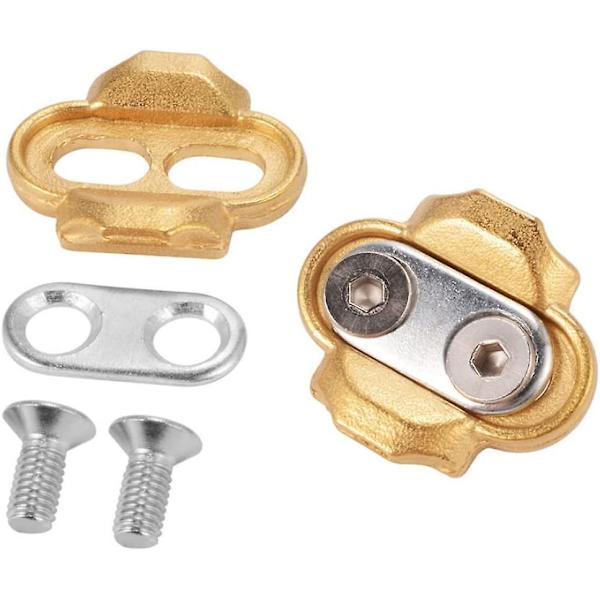 Cykelpedal Klampe Cykelsko Låseplade Guld Ridning Bjerg