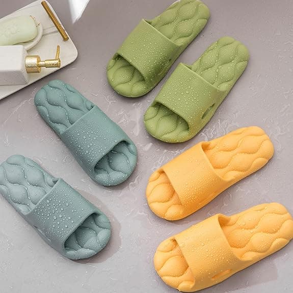 Dam Spa Tofflor Pebble Massage Mjuka Slides Bad Dusch Tofflor