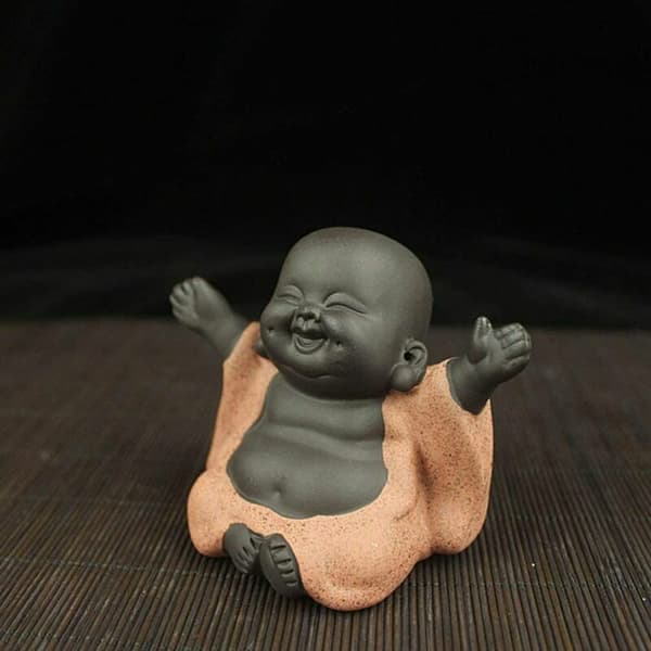 Laughing Buddha Statue - Buddha Statue - Hjemmeindretning - Lille