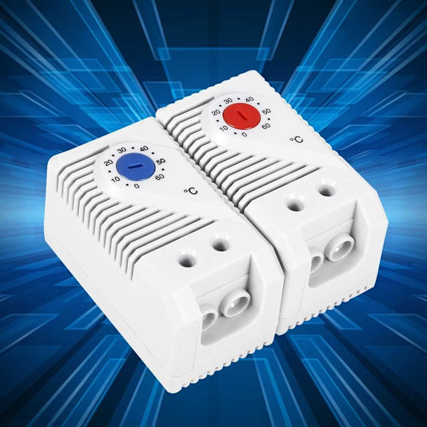 Mekanisk termostat, 0-60℃ justerbar termostat temperaturregulator