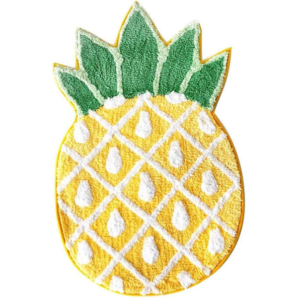 Ananas-ovimaatto, liukumaton ananas-piirrosmatto