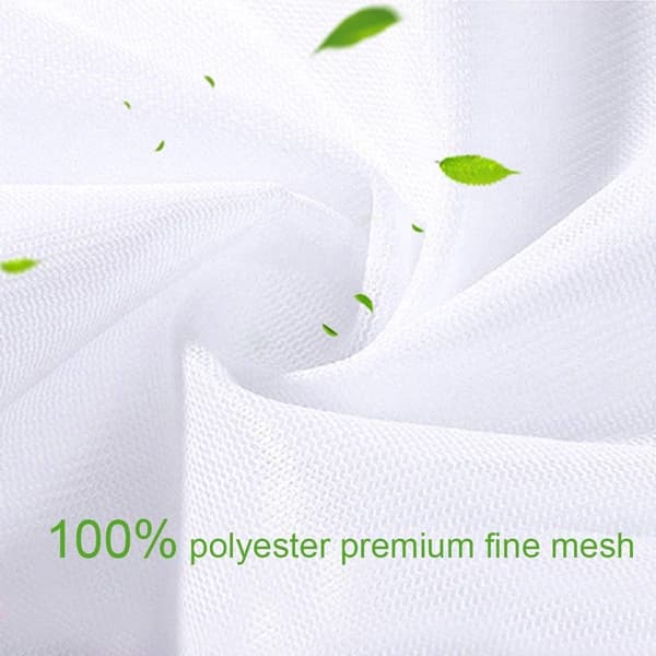 Stor vaskemaskinpose i mesh, 90x110cm, 2-pakning