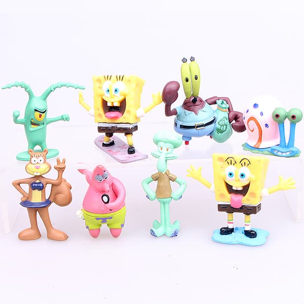 SpongeBob Square 8 stk/sett