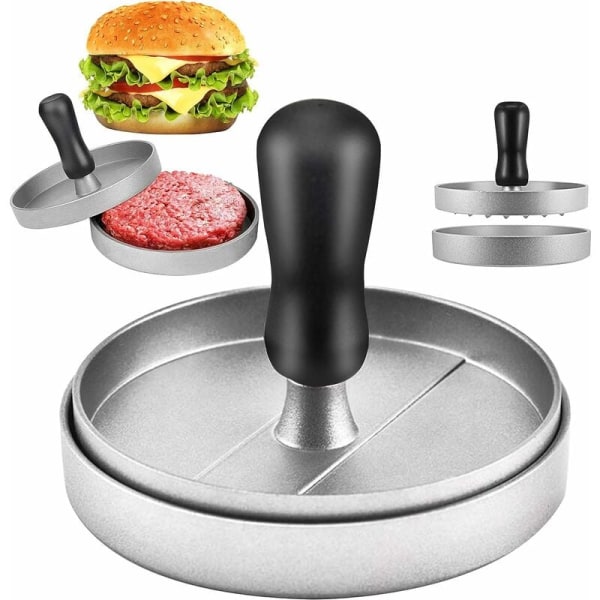 Burgerpresse, hakket kødform, non-stick burgerpresseform, perfekt til grill