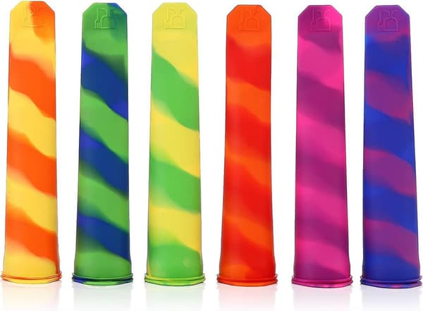 Popsicle-formar - Silikonformar för glasspinnar, flexibla och hållbara
