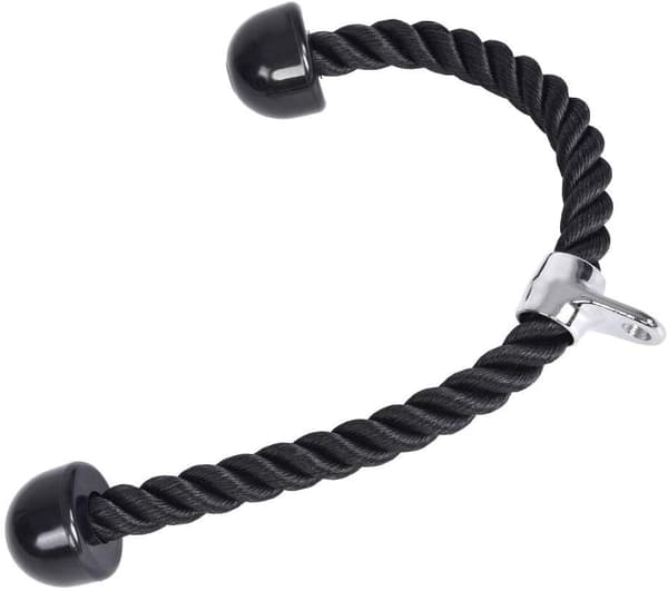 1PCS Gym Fitness Träning Solid Gummiände Tung Nylon Pull Down Tre Str