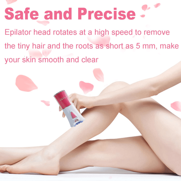 Epilator, Smooth Glide Epilator til kvinder Ansigtshår Fjernelse Fac